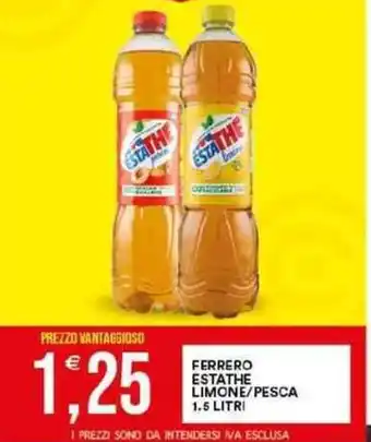 Vantaggio Cash&Carry Ferrero estathe limone/pesca offerta