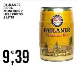 Vantaggio Cash&Carry Paulaner birra munchner hell fusto offerta