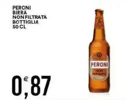 Vantaggio Cash&Carry Peroni birra non filtrata bottiglia offerta