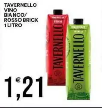Vantaggio Cash&Carry Tavernello vino bianco/ rosso brick offerta
