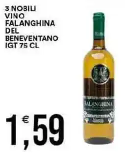 Vantaggio Cash&Carry 3 nobili vino falanghina del beneventano igt offerta