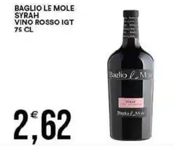 Vantaggio Cash&Carry Baglio le mole syrah vino rosso igt offerta