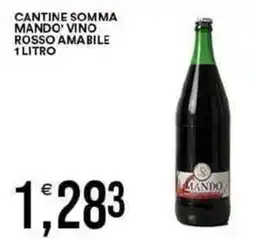 Vantaggio Cash&Carry Cantine somma mando vino rosso amabile offerta