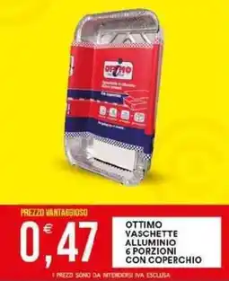 Vantaggio Cash&Carry Ottimo vaschette alluminio 6 porzioni con coperchio offerta