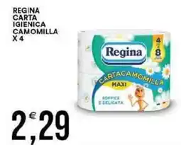 Vantaggio Cash&Carry Regina carta igienica camomilla x4 offerta