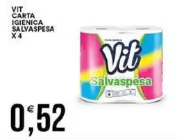 Vantaggio Cash&Carry Vit carta igienica salvaspesa x4 offerta