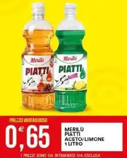 Vantaggio Cash&Carry Merilu piatti aceto/limone offerta