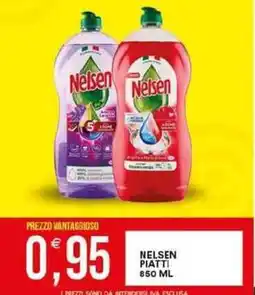 Vantaggio Cash&Carry Nelsen piatti offerta