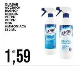Vantaggio Cash&Carry Quasar acciaio/ bagno/ doccia vetri/ vetri/ con ammoniaca offerta
