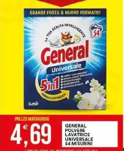 Vantaggio Cash&Carry General polvere lavatrice universale 54 misurini offerta