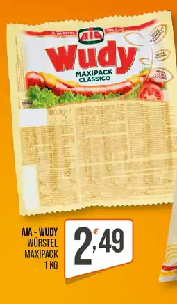 Cash pro Aia - wudy würstel maxipack 1 kg offerta
