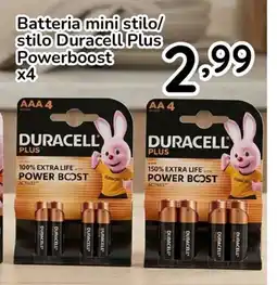 Famila Superstore Batteria mini stilo/ stilo Duracell Plus Powerboost offerta