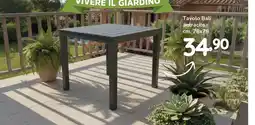 Famila Superstore Tavolo Bali antracite cm. 78x78 offerta