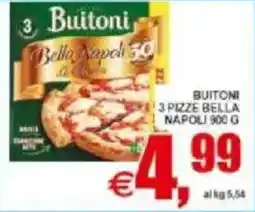 Pewex Buitoni 3 pizze bella napoli offerta