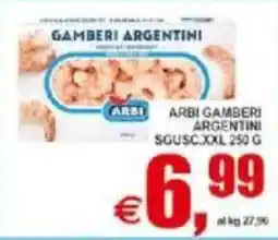 Pewex Arbi gamberi argentini sgusc. xxl offerta