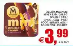 Pewex Algida magnum mini x 6, double car/ choc offerta