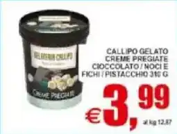 Pewex Callipo gelato creme pregiate cioccolato/nocie fichi pistacchio offerta