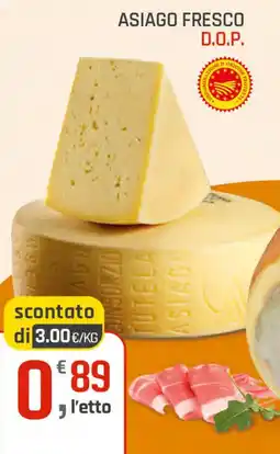 Supermercati Dok Asiago fresco d.o.p. offerta
