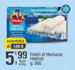 Supermercati Dok Filetti di Merluzzo FINDUS offerta