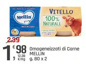 Supermercati Dok Omogeneizzati di Carne MELLIN offerta