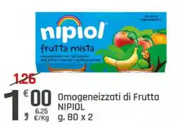 Supermercati Dok Omogeneizzati di Frutta NIPIOL offerta