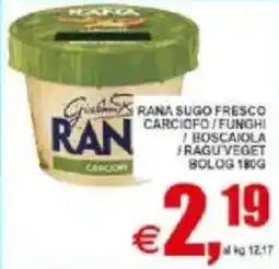 Pewex Rana sugo fresco carciofo/fungh/ boscaiola/ ragu/ veget bolog offerta