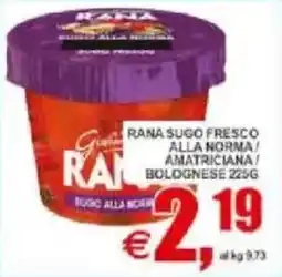 Pewex Rana sugo fresco alla norma amatriciana/ bolognese offerta