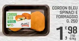 Supermercati Dok Cordon bleu spinaci e formaggio offerta