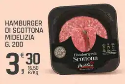 Supermercati Dok Hamburger di scottona MIDELIZIA offerta
