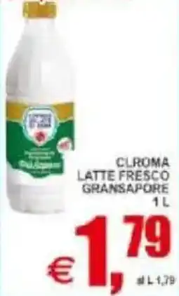 Pewex Clroma latte fresco gransapore offerta