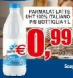 Pewex Parmalat latte uht 100% italiano p/s bottiglia offerta