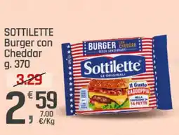 Supermercati Dok SOTTILETTE Burger con Cheddar offerta