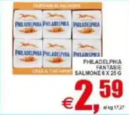 Pewex Philadelphia fantasie salmone offerta