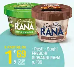 Supermercati Dok Pesti - Sughi FRESCHI GIOVANNI RANA offerta