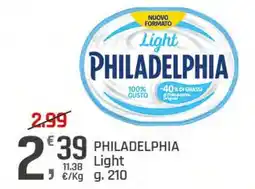 Supermercati Dok PHILADELPHIA Light offerta