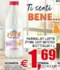 Pewex Parmalat latte zymil uht interd bottiglia offerta