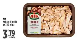Rossotono Carrefour AIA Kebab di pollo offerta