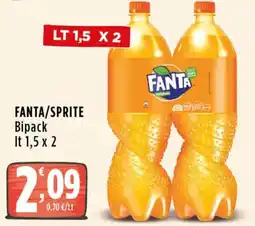 Rossotono Carrefour FANTA/SPRITE Bipack offerta