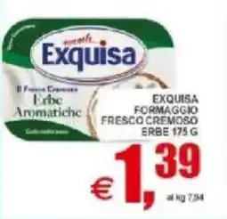 Pewex Exquisa formaggio fresco cremoso erbe offerta