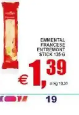 Pewex Emmental francese entremont stick offerta