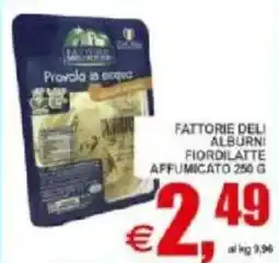 Pewex Fattorie deli alburni fiordilatte affumicato offerta