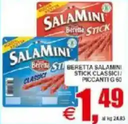 Pewex Beretta salamini stick classici piccanti offerta