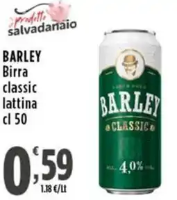 Rossotono Carrefour BARLEY Birra classic lattina offerta