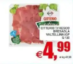 Pewex Citterio t.fresco bresaola valtellina igp offerta