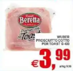 Pewex Wuber prosciutto cotto per toast offerta