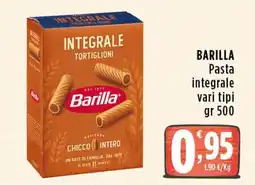 Rossotono Carrefour BARILLA Pasta integrale offerta