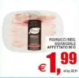 Pewex Fiorucci reg guanciale affettato offerta