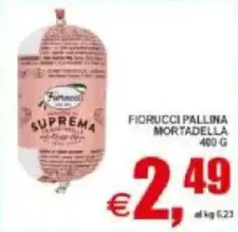 Pewex Fiorucci pallina mortadella offerta