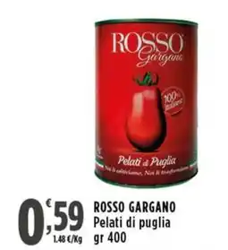 Rossotono Carrefour ROSSO GARGANO Pelati di puglia offerta