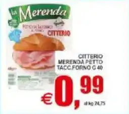Pewex Citterio merenda petto tacc. forno offerta